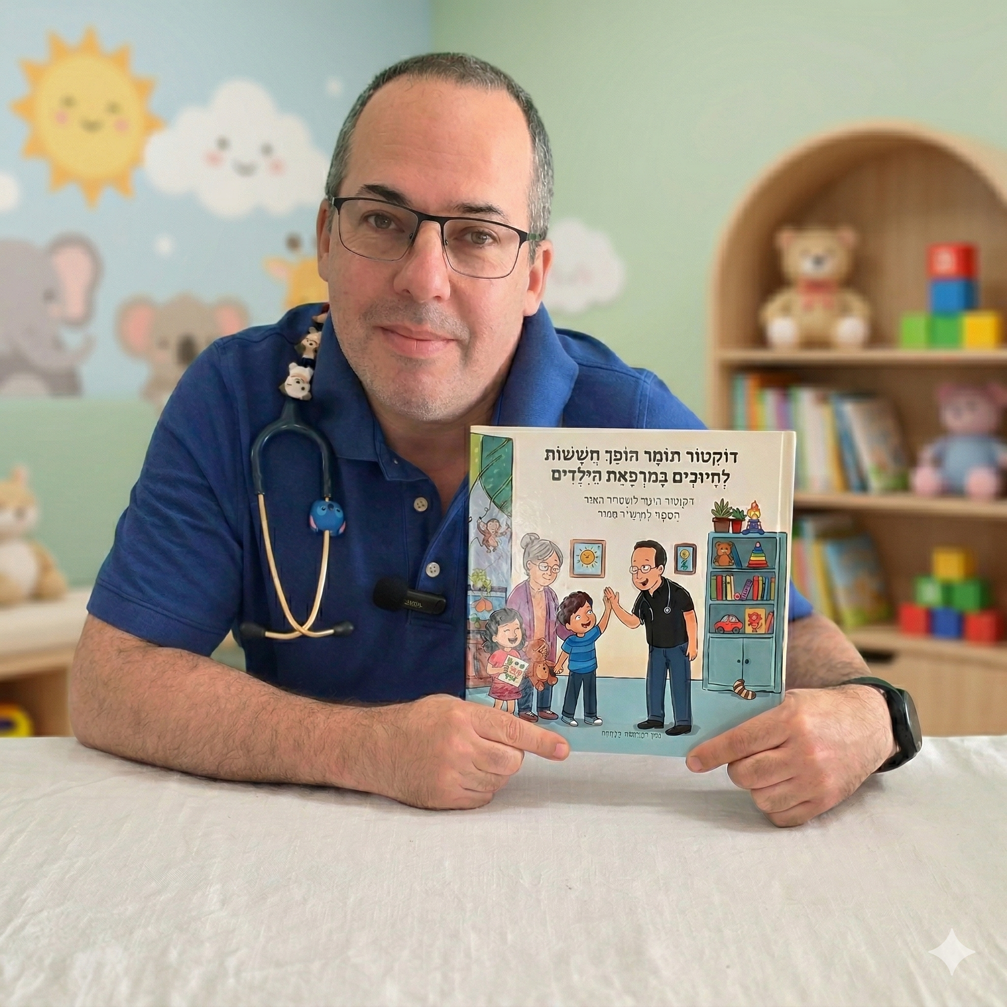 דוקטור תומר עם הספר